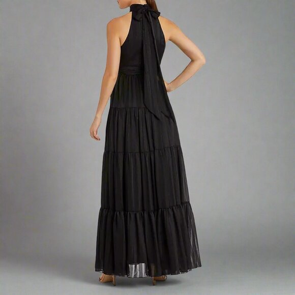 Mac Duggal black dress, size 6 - Picture 2 of 2